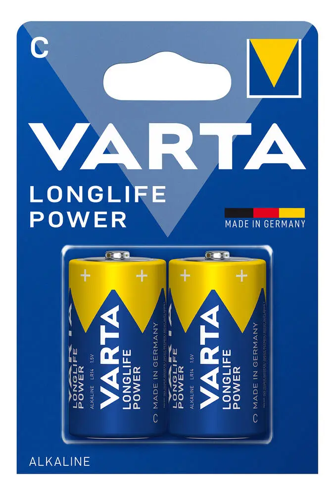 2 PILES LR14 LONGLIFE POWER