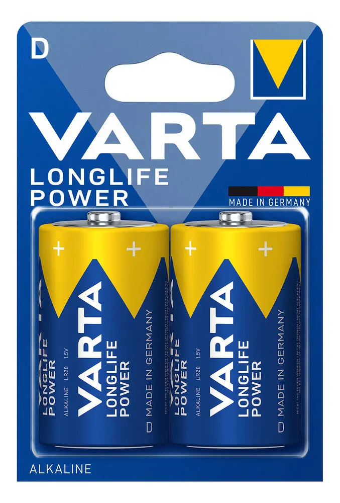 2 PILES LR20 LONGLIFE POWER
