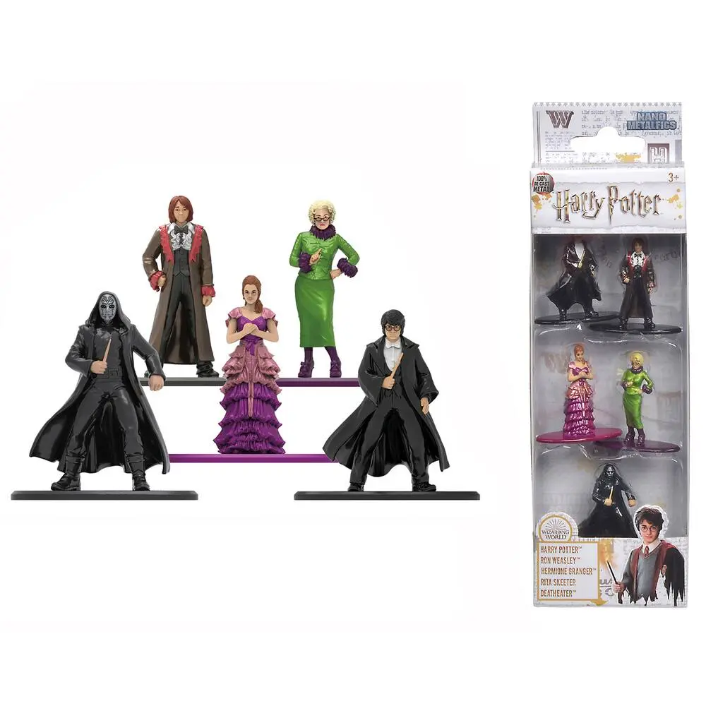 5 FIGURINES 4 CM - HARRY POTTER