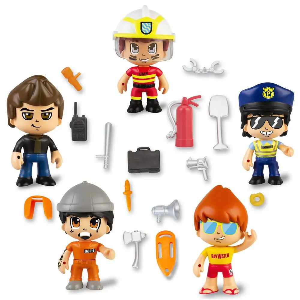 5 FIGURINES PINYPON ACTION