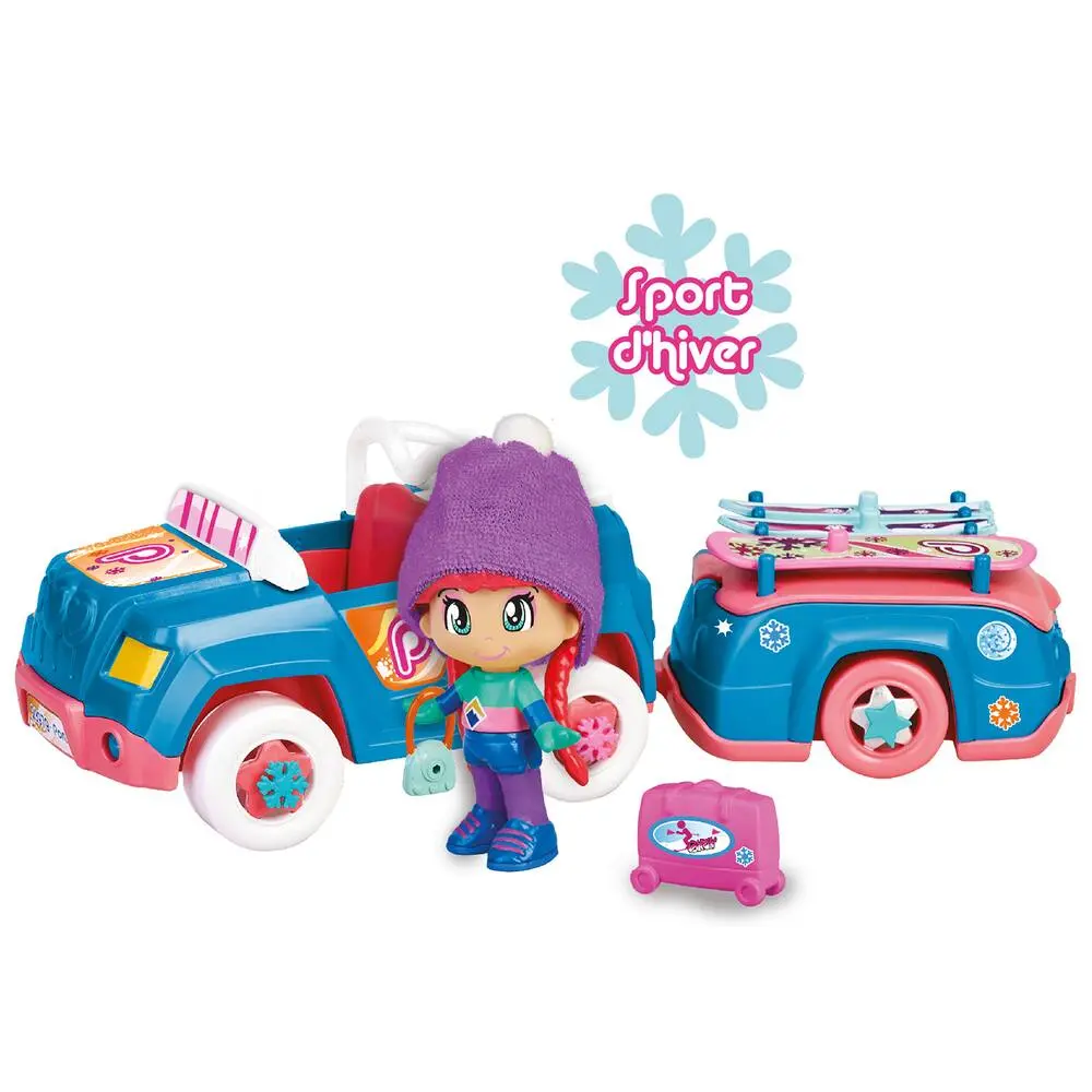 VOITURE PINYPON REMORQUE SPORT D'HIVER