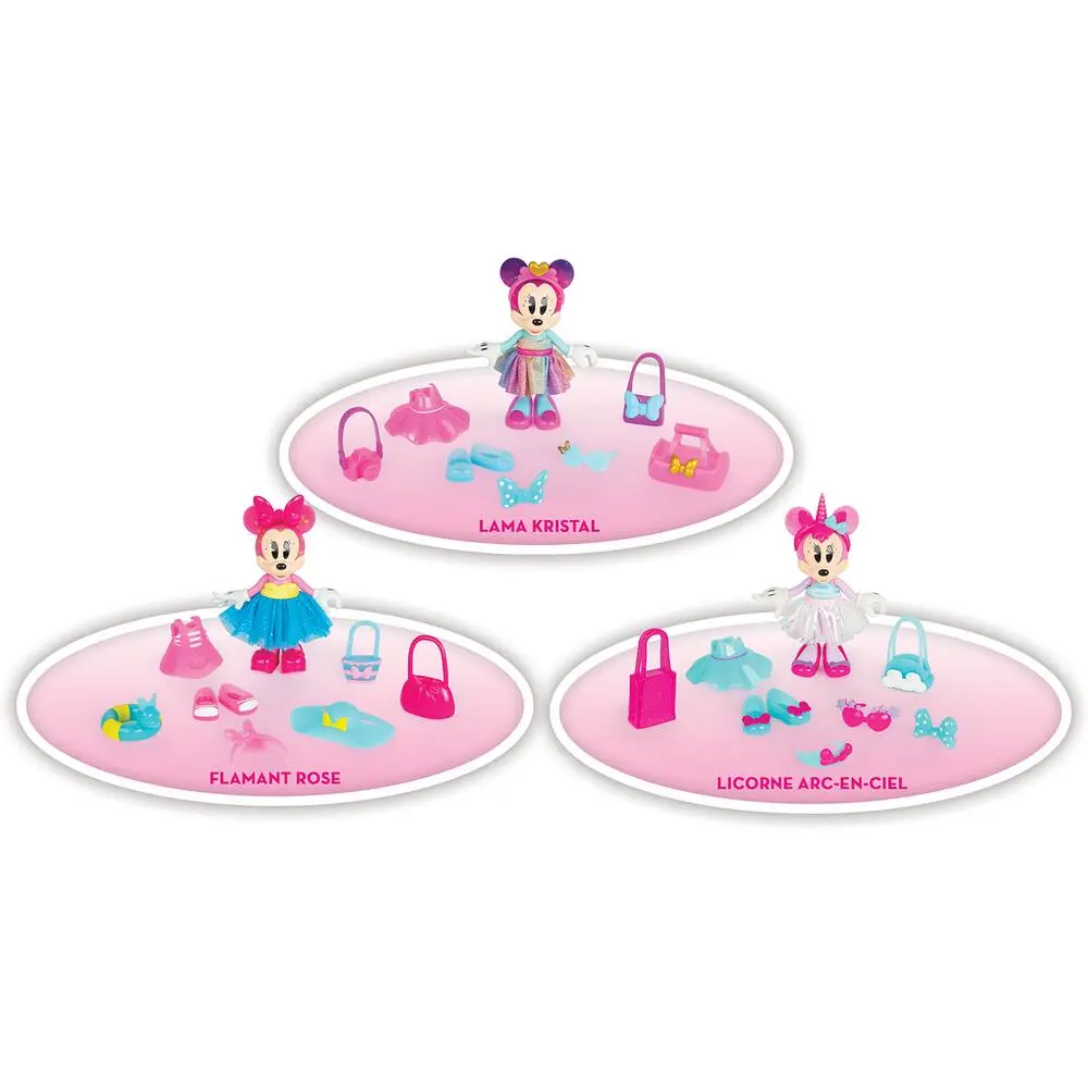 3 FASHIONISTAS KAWAII (LAMA, FLAMANT ROSE, LICORNE)