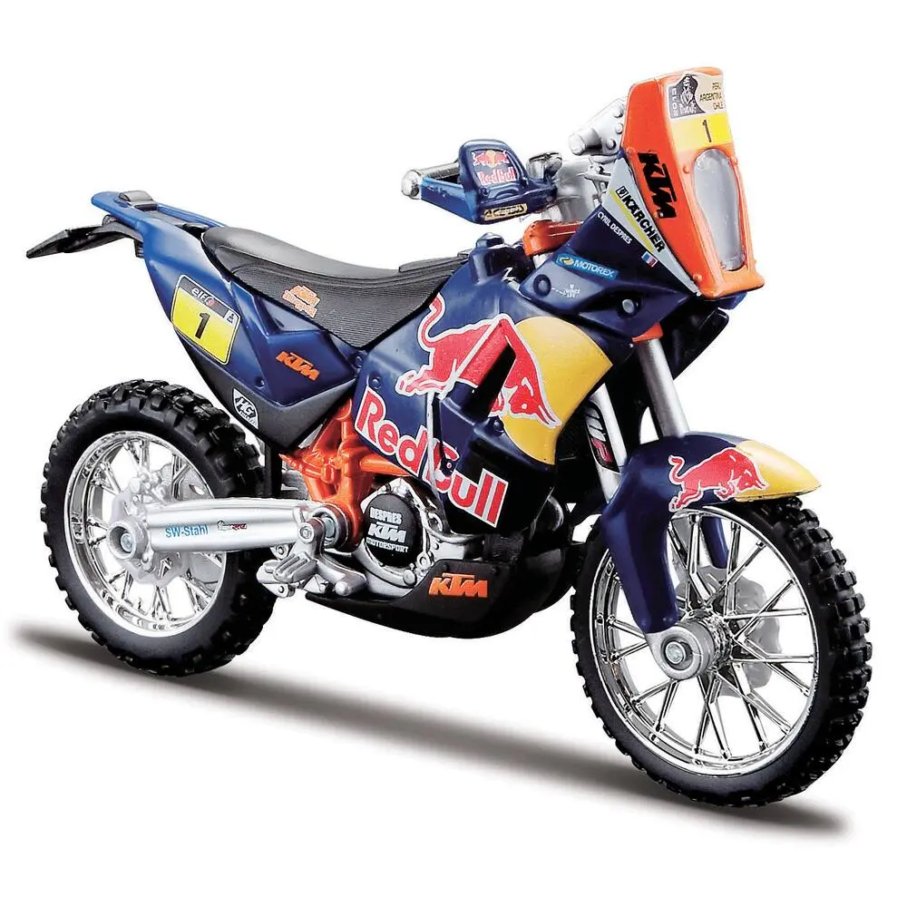 1:18 REDBULL - MOTOCROSS KTM REDBULL - CROSS ET RAID - NOUVEL  4 MODELES