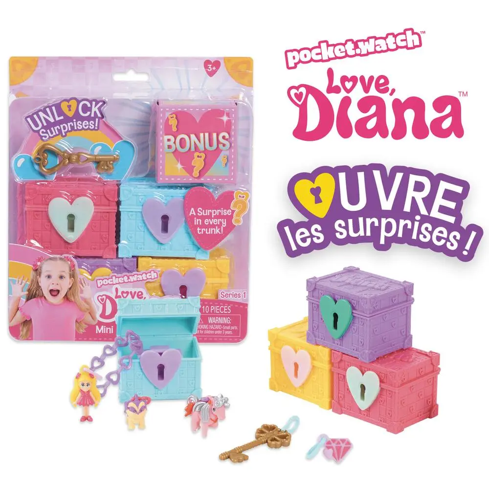 4 COFFRES SURPRISE LOVE DIANA