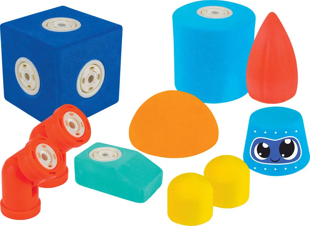 BLOCKAROO BOITE DE 10 PIECES - ROBOT OU AVION OU BATEAU - JouéClub