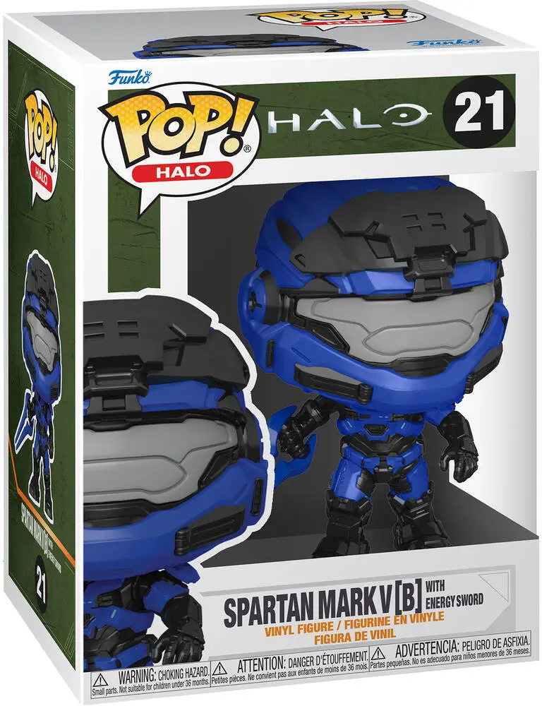 HALO INFINITE - FIGURINE POP - MARK V B AVEC EPEE A ENERGIE