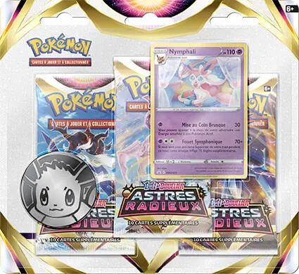 POKEMON -PACK 3 BOOSTERS  EPÃE & BOUCLIER 10