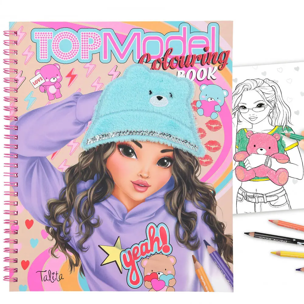 TOPMODEL ALBUM Ã COLORIER TEDDY COOL