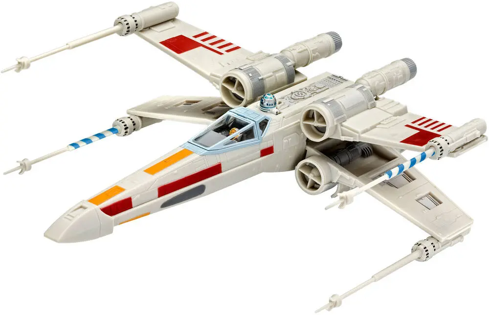 X-WING FIGHTER + TIE FIGHTER
