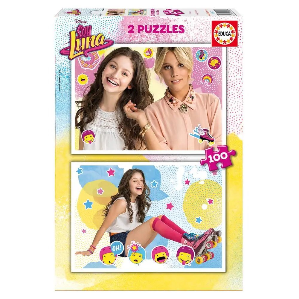 2 PUZZLES 100 PIECES SOY LUNA