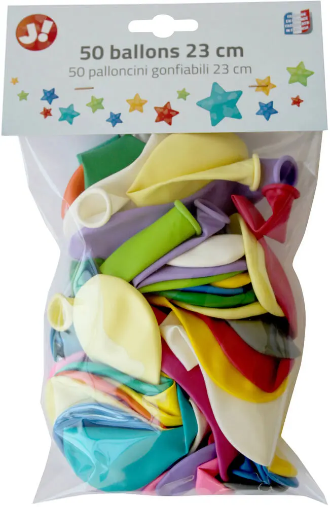 50 BALLONS DE 23 CM