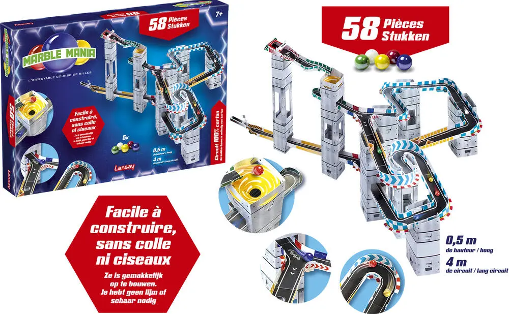 MARBLE MANIA 58 PIÃCES