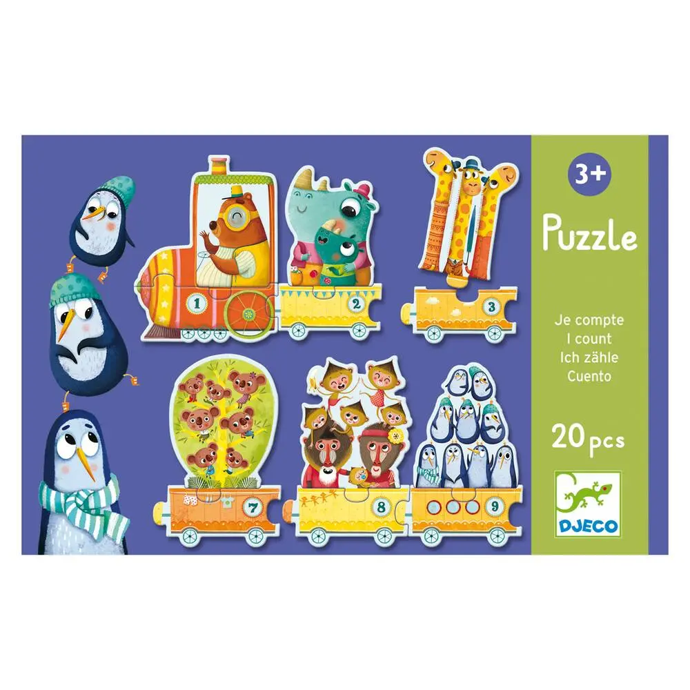 PUZZLE 20 PIECES JE COMPTE