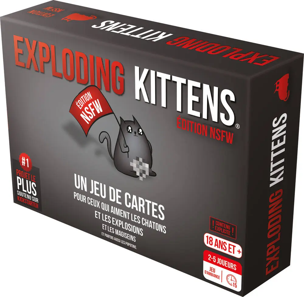 EXPLODING KITTENSÂ : NSFW EDITION - JouéClub