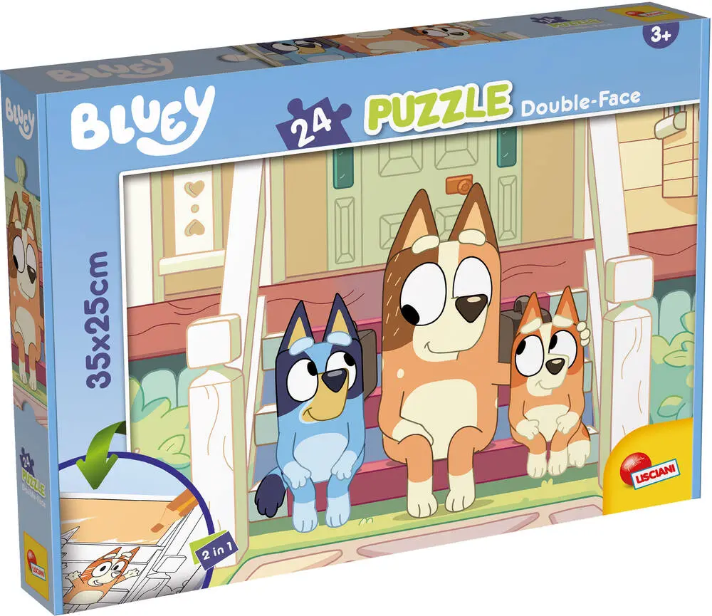 BLUEY PUZZLE 24 PIECES 2 EN 1 - JouéClub