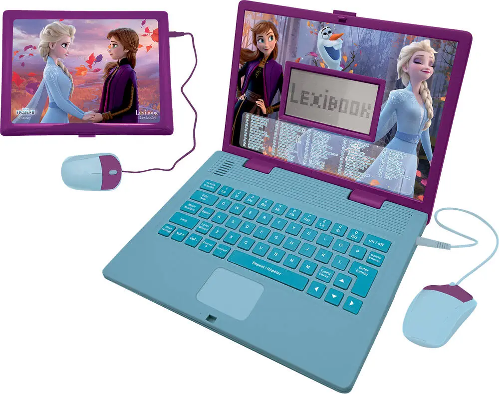 LA REINE DES NEIGES 2 - ORDINATEUR EDUCATIF BILINGUE 124 ACTIVITES