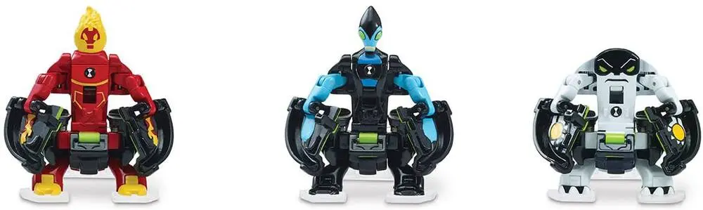 RECHARGE DE FIGURINES TRANSFORMABLES OMNITRIX