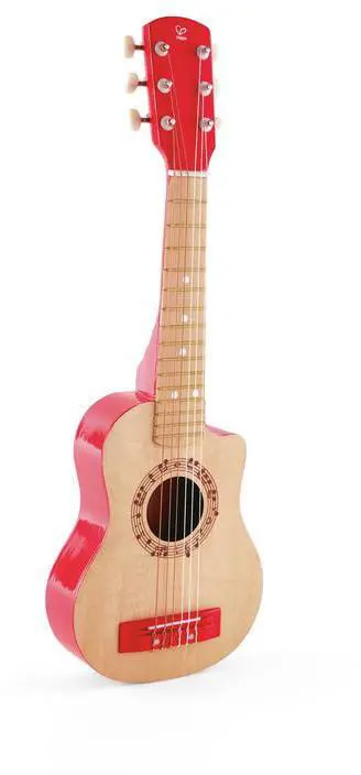 GUITARE ROUGE VIF