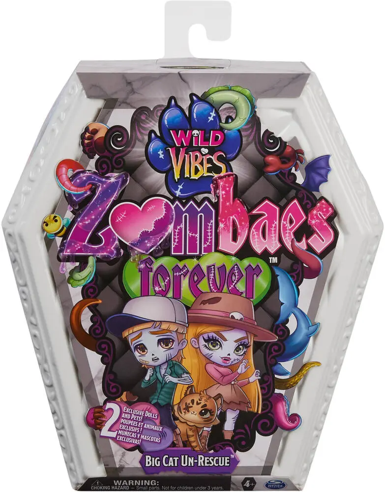 ZOMBAES WILD VIBES - PACK DE 2 WILD VIBES BIG CAT UN-RESCUE