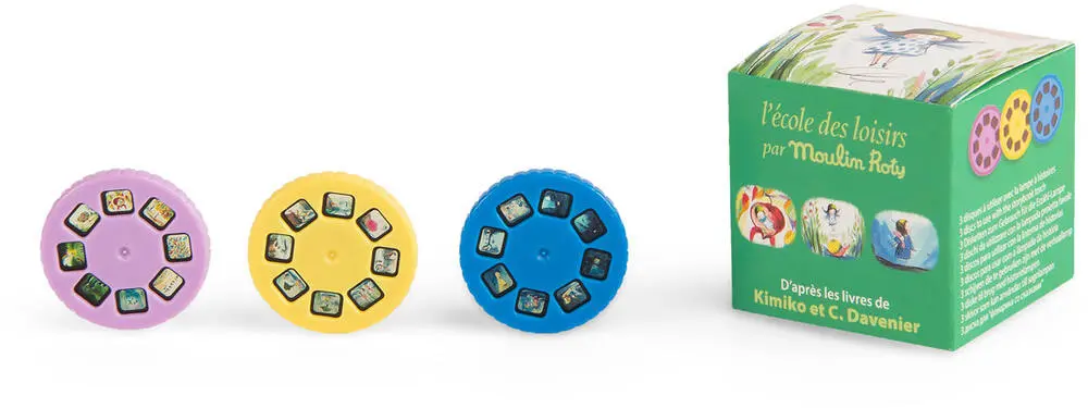 3 DISQUES POUR LAMPE MINUSCULETTE ECOLE DES LOISIRS