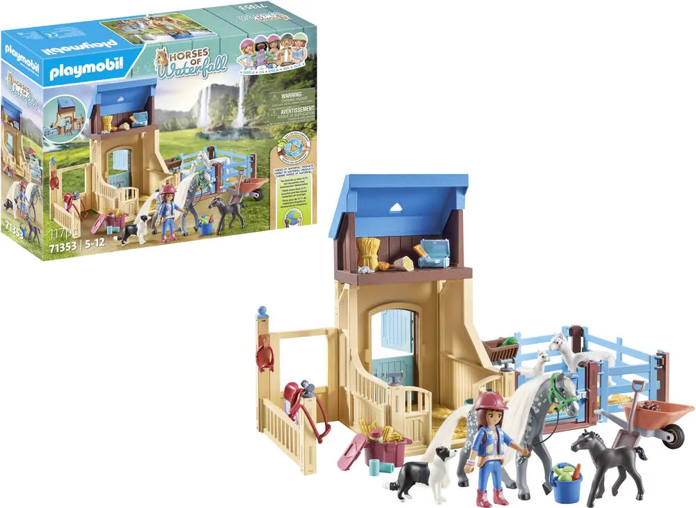 AMELIA ET WHISPER AVEC BOX POUR CHEVAUX - 71353