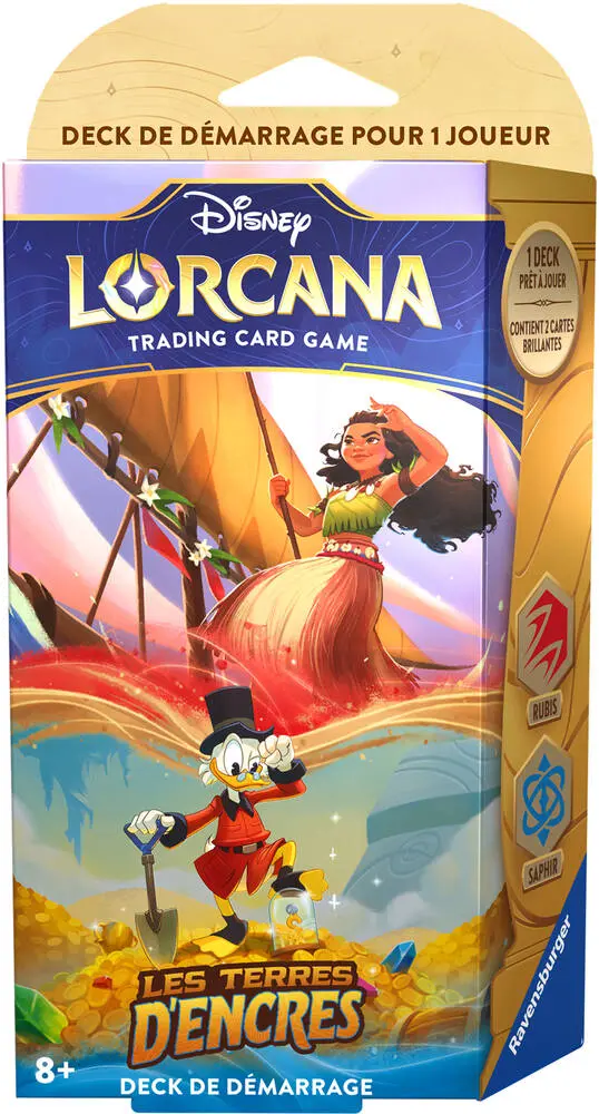 DISNEY LORCANA  SAISON 3 - STARTER RUBIS SAPHIR