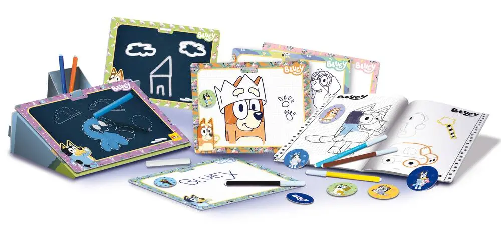 BLUEY  - COLOURING AND DRAWING SAC A DOS