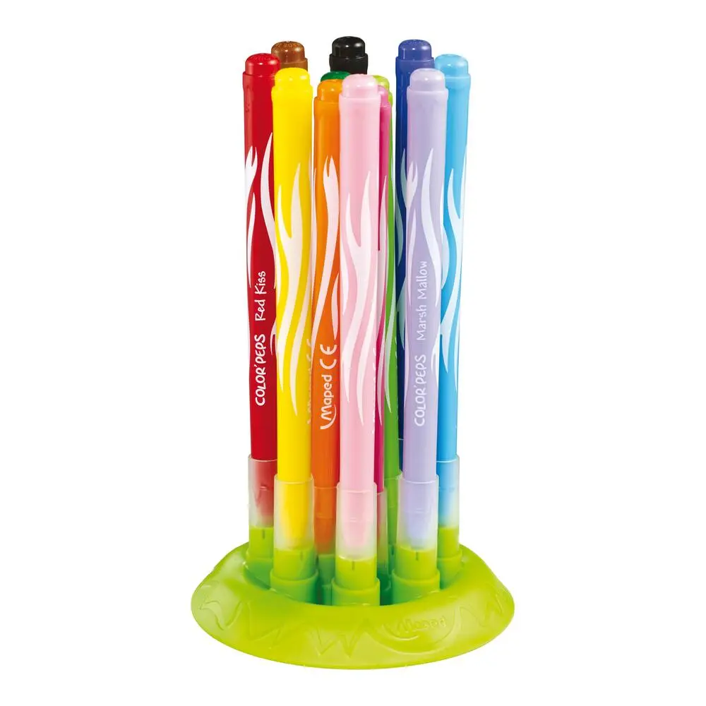 12 FEUTRES JUNGLE INNOVATION EN POCHETTE CARTON