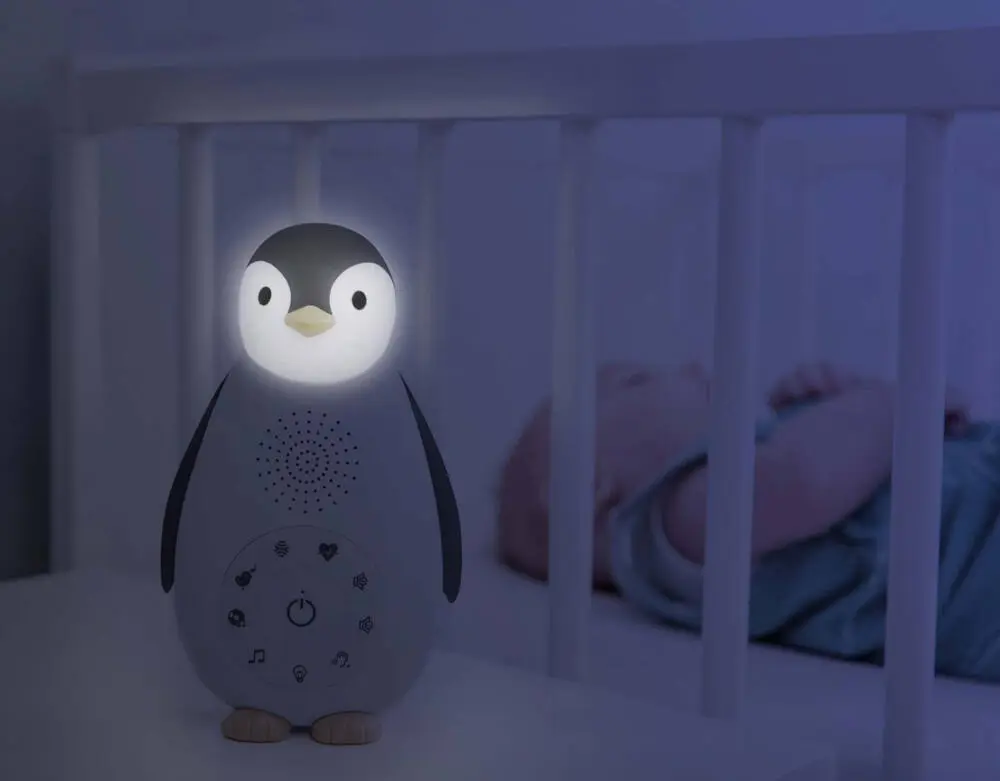 ZOE LE PINGOUIN - BOITE A MUSIQUE BLUETOOTH -GRIS