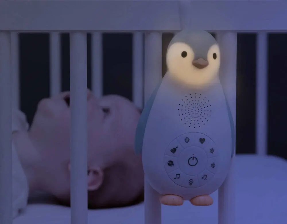 ZOE LE PINGOUIN - BOITE A MUSIQUE BLUETOOTH- BLEU