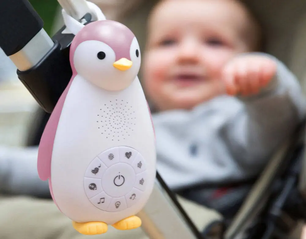 ZOE LE PINGOUIN - BOITE A MUSIQUE BLUETOOTH -ROSE