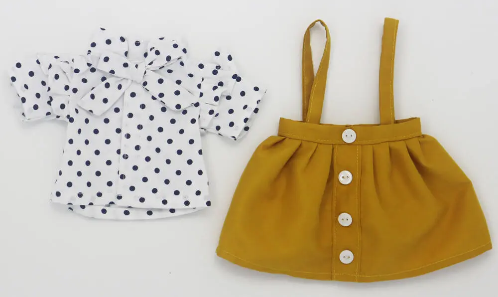 VETEMENT POUPEES - ENSEMBLE ROBE ET CHEMISIER