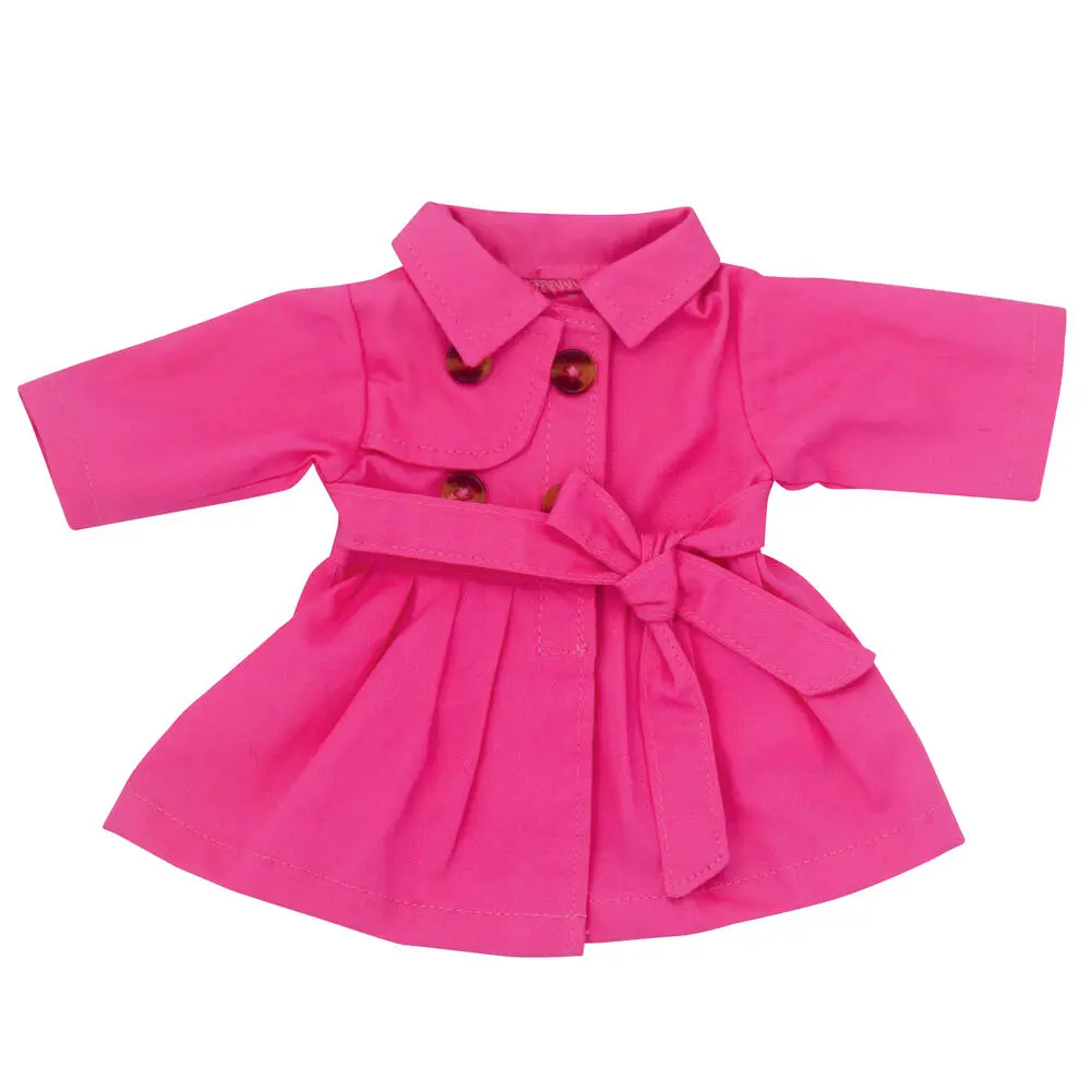VETEMENT POUPEES - MANTEAU ROSE