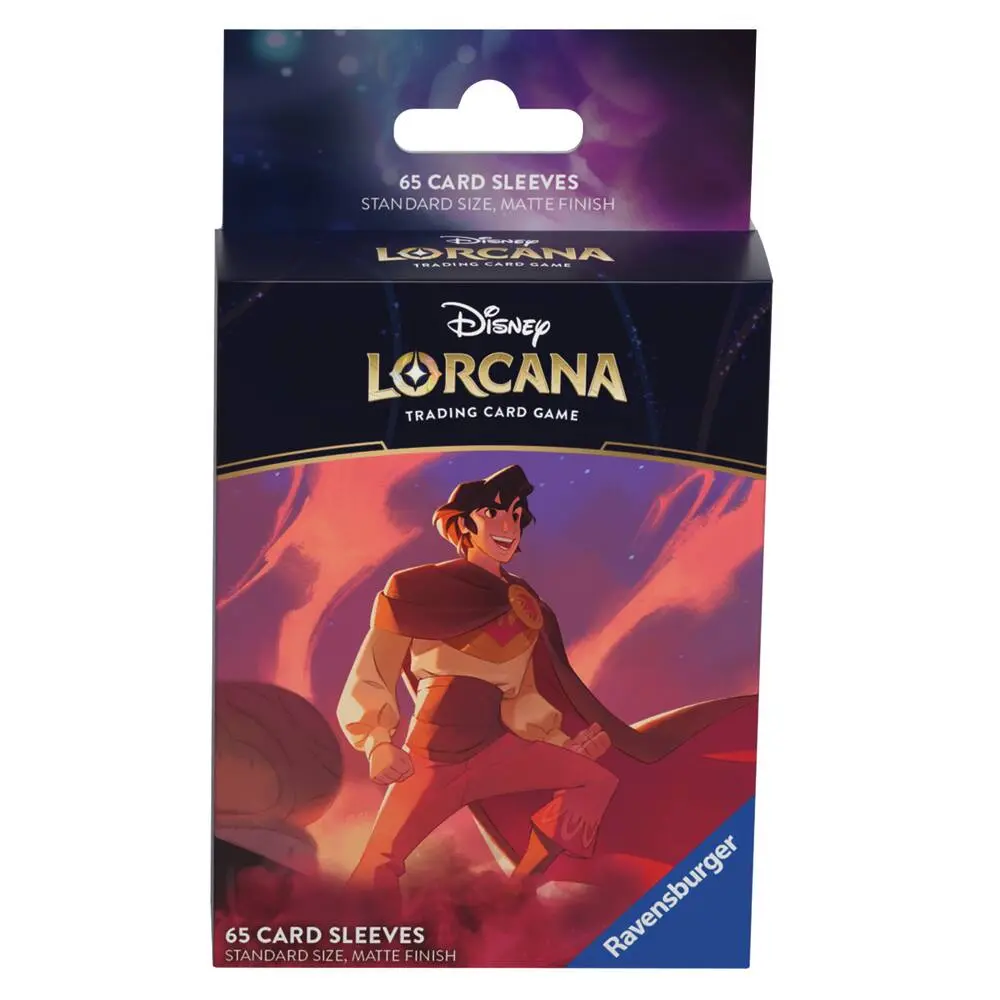 DISNEY LORCANA CIEL SCINTILLANT - PROTEGE-CARTES SLEEVES 65 PIECES  ALADDIN