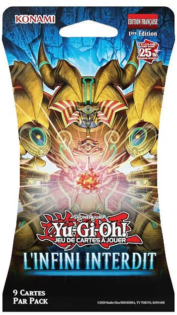 YU GI OH ! JCC  BOOSTER L'INFINI INTERDIT FR 0 BLISTER 18-07