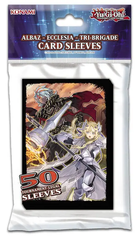 YU GI OH !  SLEEVES ALBAZ  ECCLESIA 50CT  19-05