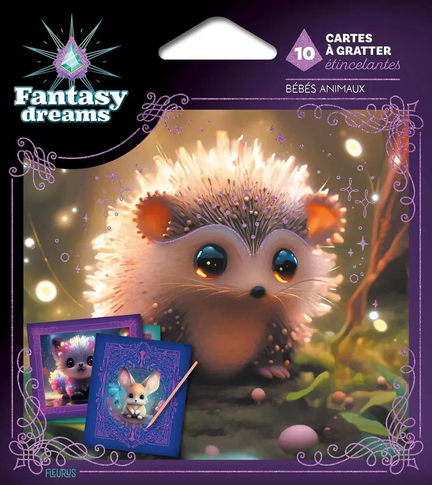 CARTES A GRATTER - BEBES ANIMAUX