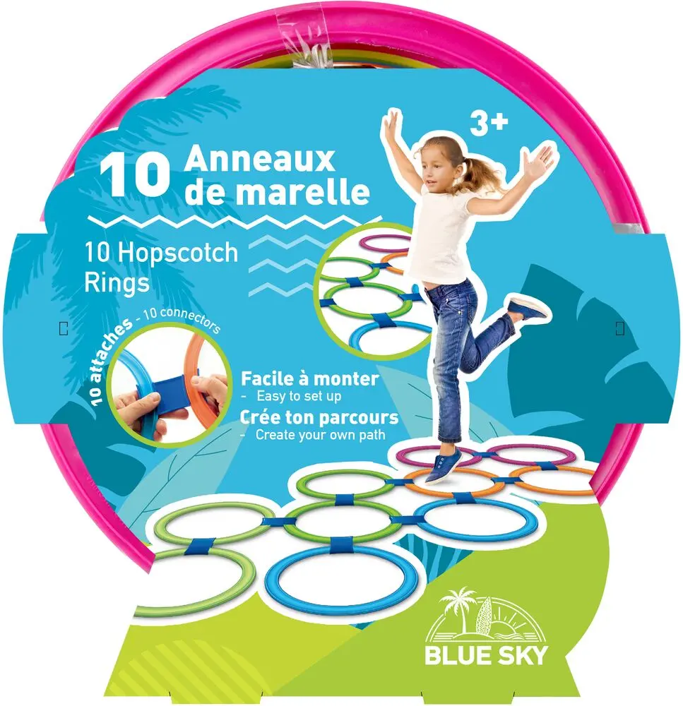 10 ANNEAUX MARELLE 27 CM AVEC 10 ATTACHES