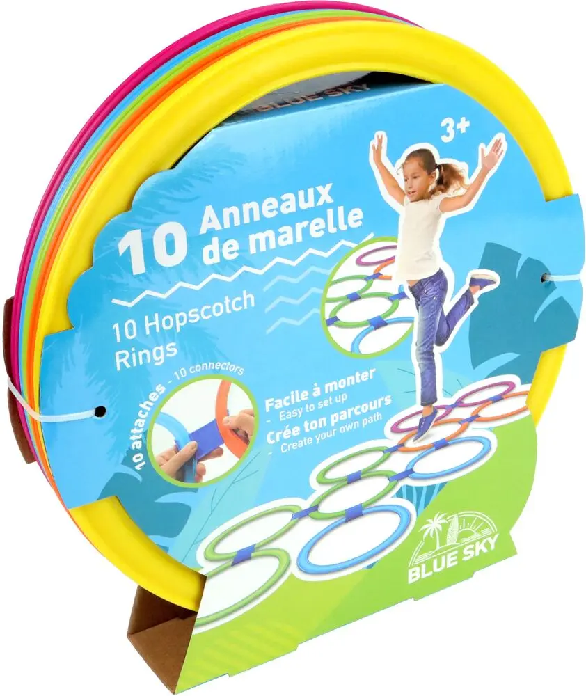 10 ANNEAUX MARELLE 27 CM AVEC 10 ATTACHES