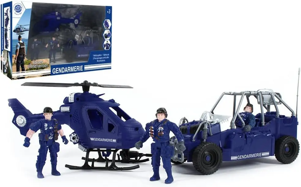 GENDARMERIE HELICOPTERE ET AUTO