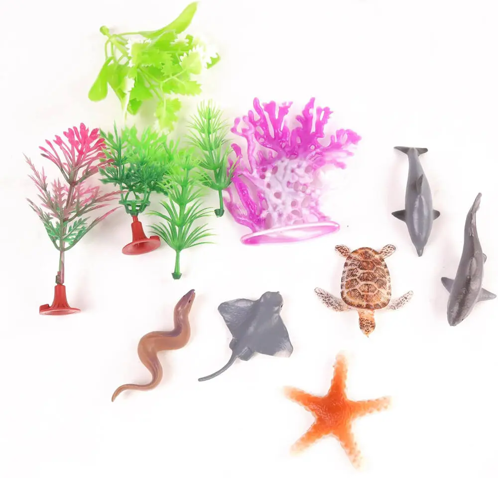 6 ANIMAUX MARINS ET ACCESSOIRES