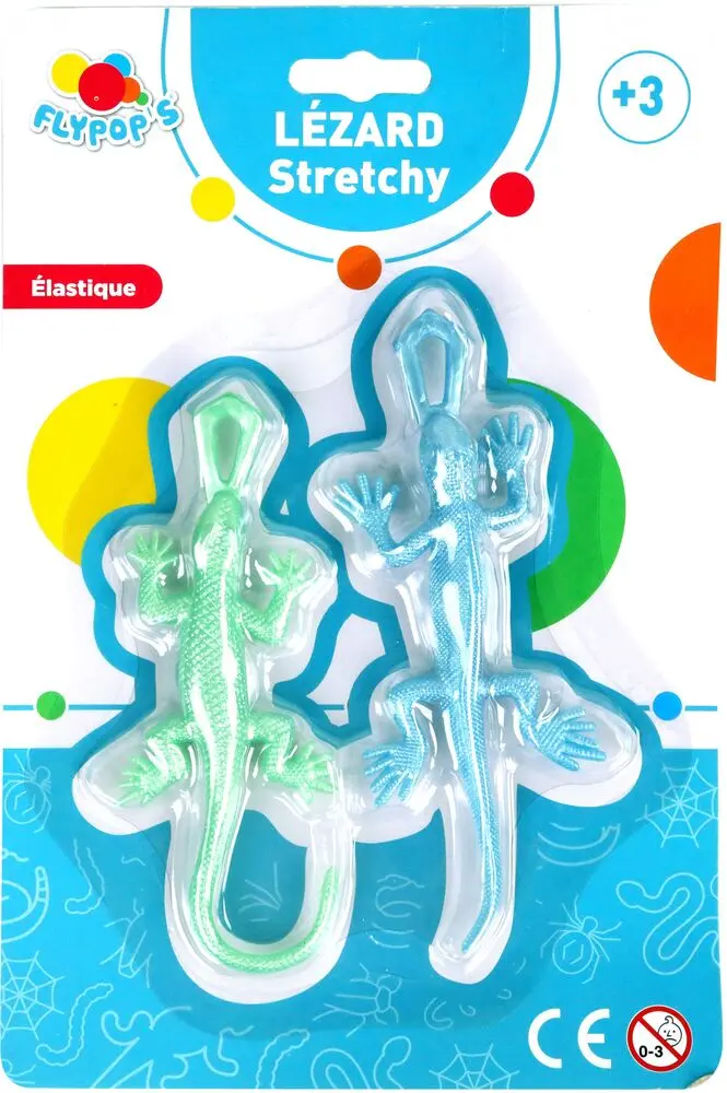 2 LEZARDS 12 CM