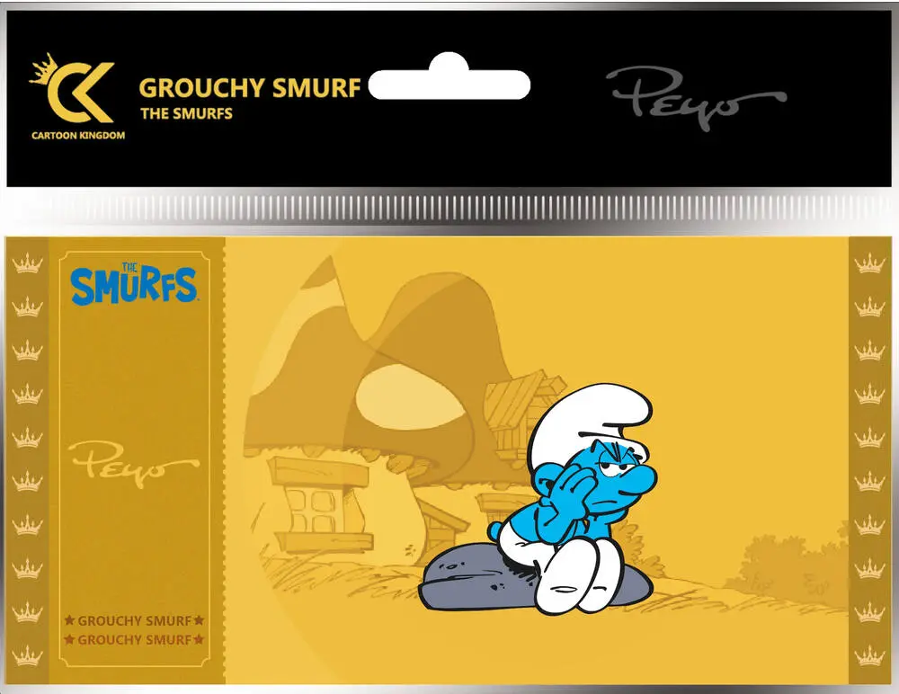 GOLDEN TICKETS : LES SCHTROUMPFS - SCHTROUMPF GROGNON
