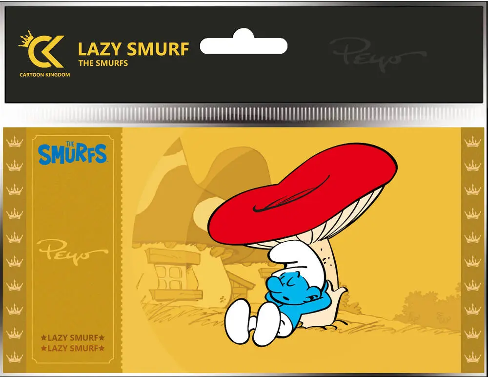GOLDEN TICKETS : LES SCHTROUMPFS - SCHTROUMPF PARESSEUX