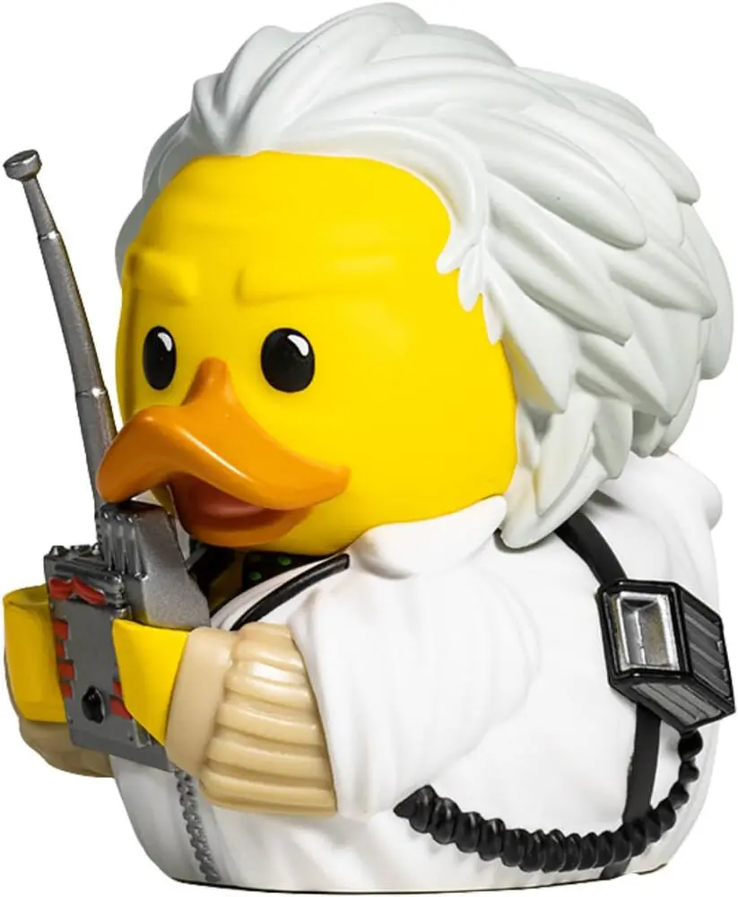 CANARD DE BAIN COSPLAY - RETOUR VERS LE FUTUR - DOC BROWN