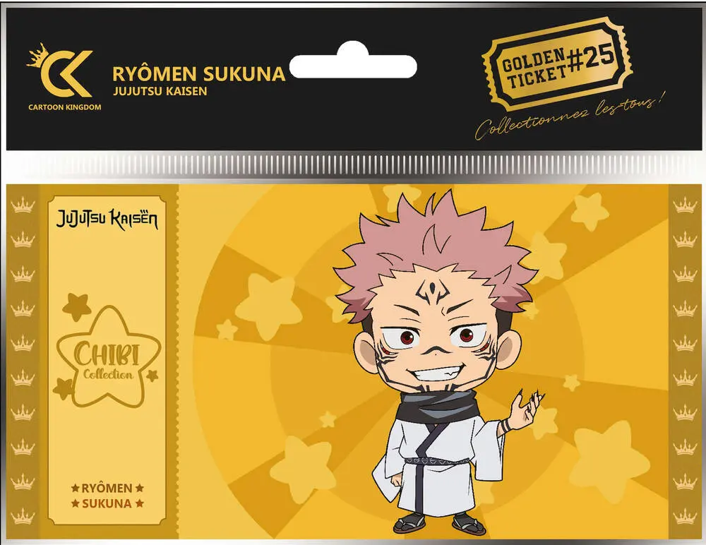 GOLDEN TICKETS : JUJUTSU KAISEN - SUKUNA - CHIBI COLLECTION