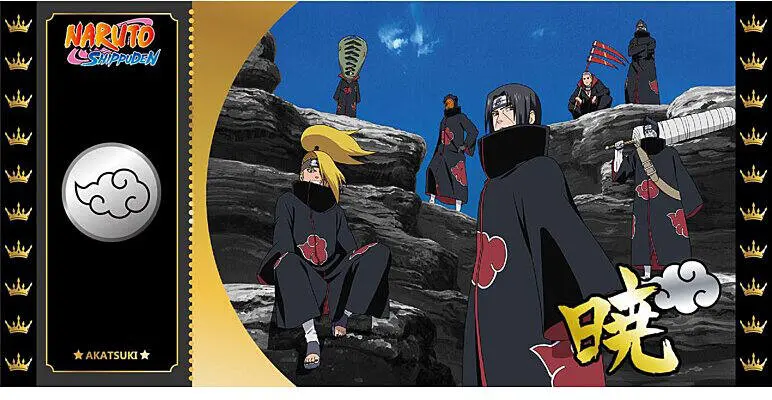 GOLDEN TICKETS - BLACK EDITION : NARUTO - AKATSUKI 5000PCS LIMITED