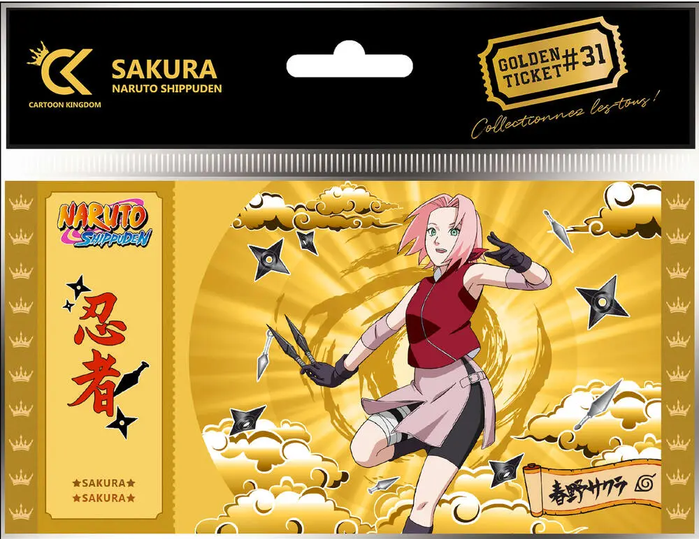 GOLDEN TICKETS - NARUTO SHIPPUDEN - SAKURA