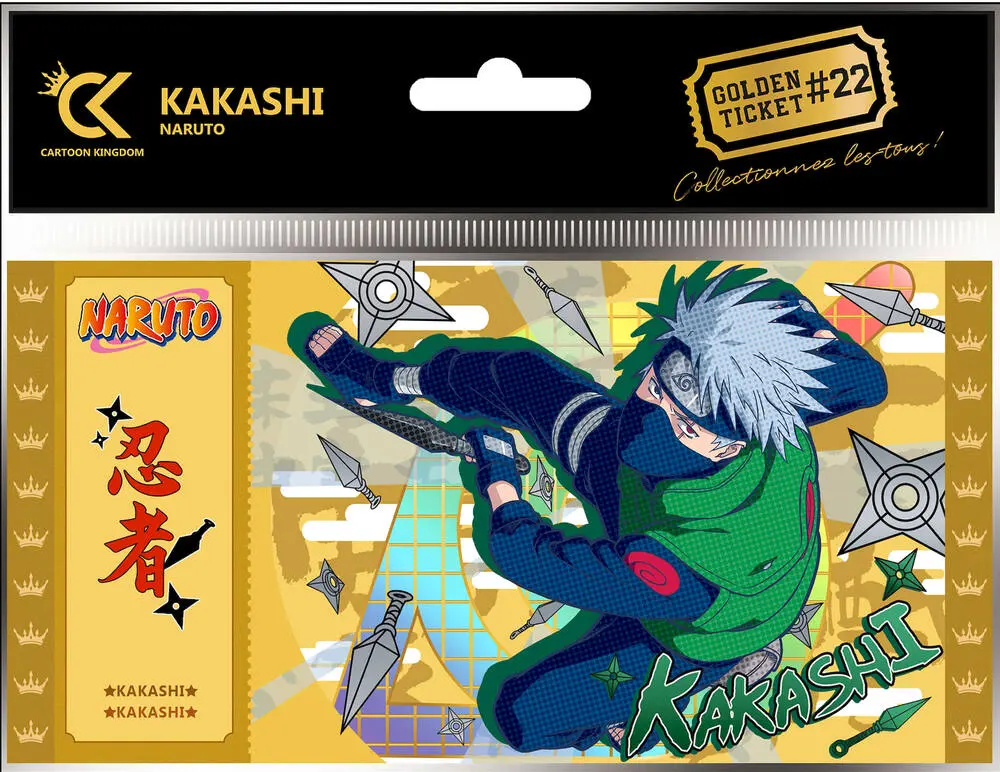 GOLDEN TICKETS - NARUTO - KAKASHI
