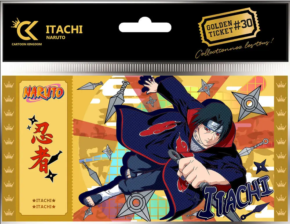 GOLDEN TICKETS - NARUTO - ITACHI